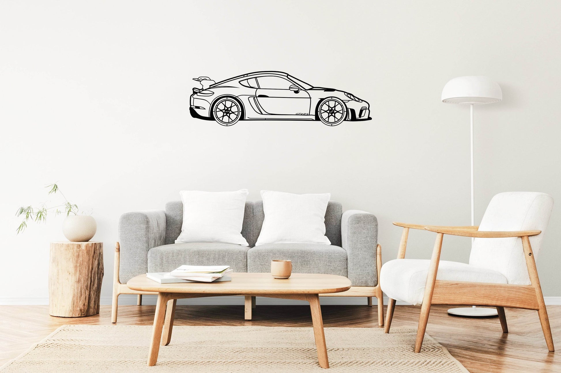 718 Cayman GT4 RS - Metal Wall Art - Metal Art