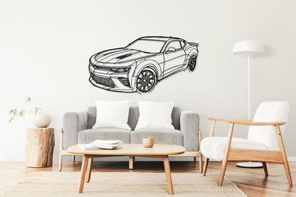 Camaro SS 2016 - Metal Wall Art
