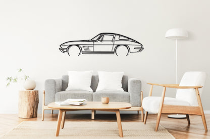 Corvette C2 1967 - Metal Wall Art