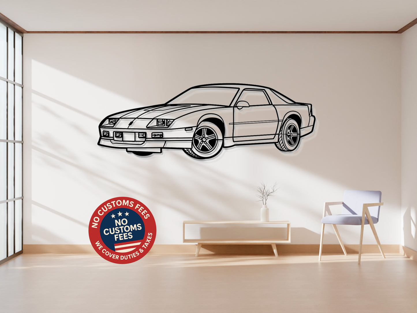 1988 Camaro IROC-Z - Metal Wall Art