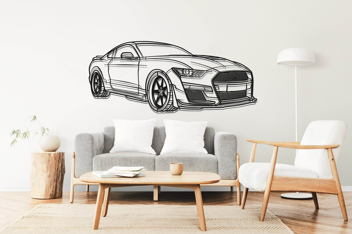 Mustang Shelby GT500 - Metal Wall Art - Metal Art