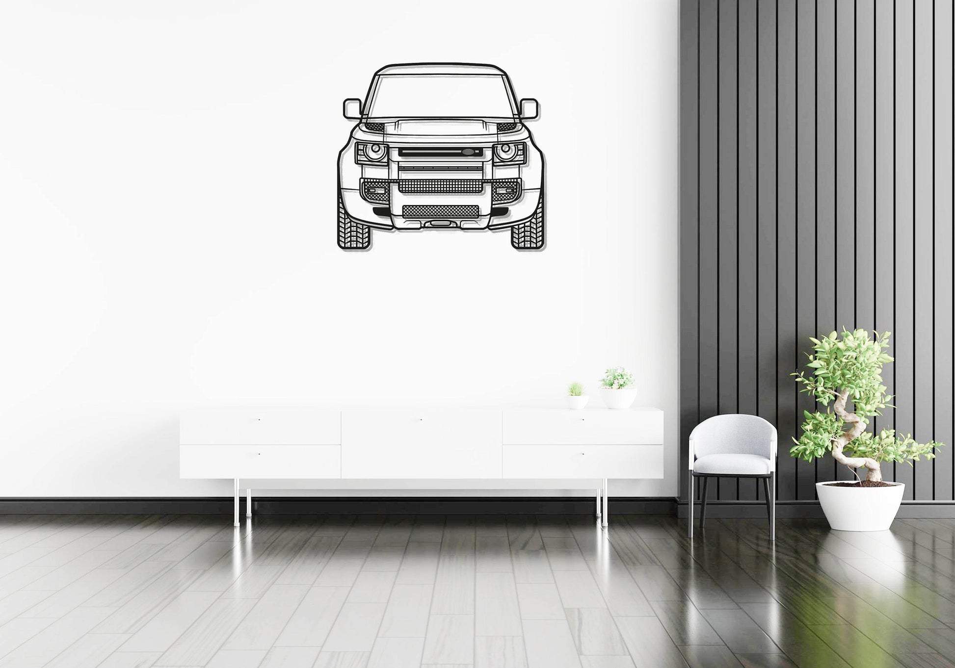 Defender Front - Metal Wall Art - Metal Art