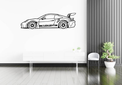 911 GT3 RS - Metal Wall Art - Metal Art
