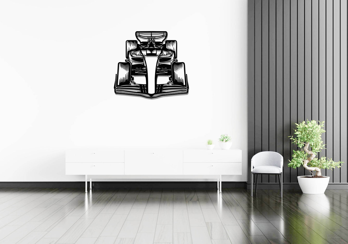 Formula 1 Race Car - Metal Wall Art - Metal Art