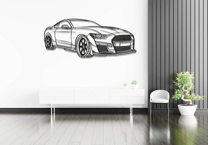 Mustang Shelby GT500 - Metal Wall Art - Metal Art