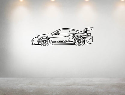 911 GT3 RS - Metal Wall Art - Metal Art
