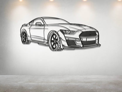 Mustang Shelby GT500 - Metal Wall Art - Metal Art