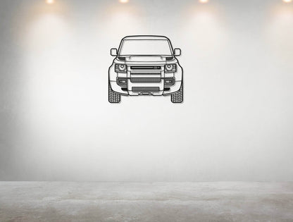 Defender Front - Metal Wall Art - Metal Art