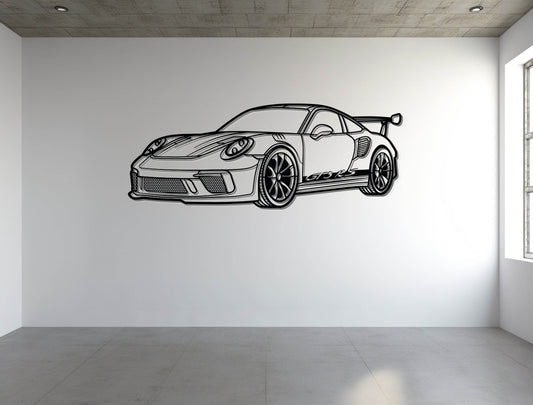 911 GT3 RS - Metal Wall Art - Metal Art