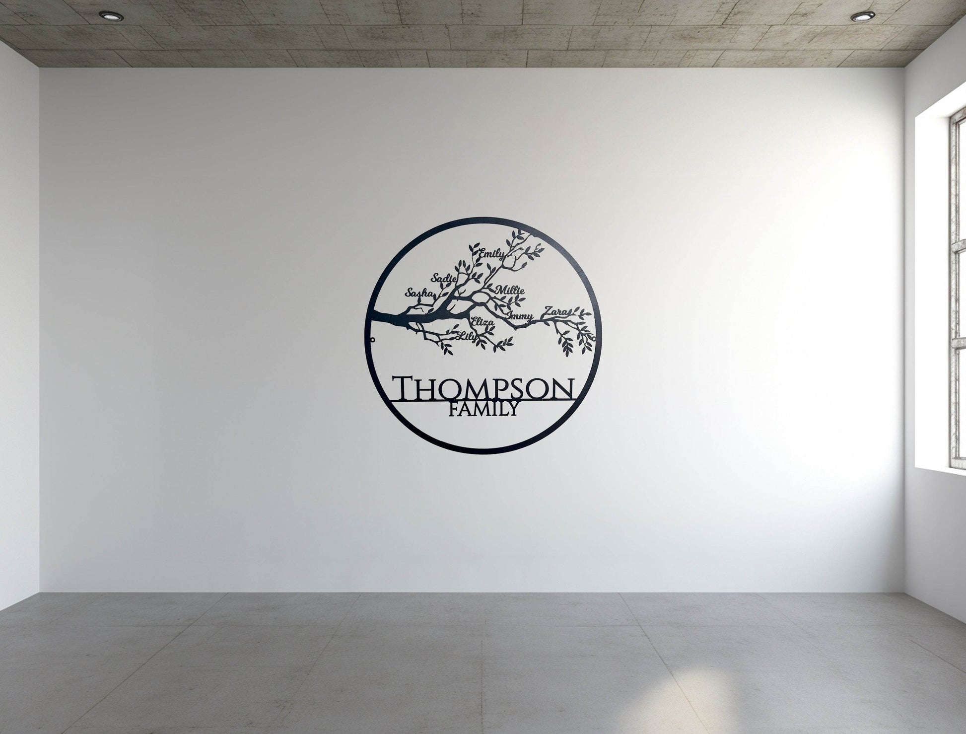Custom Family Tree of Life - Metal Wall Art - Metal Art