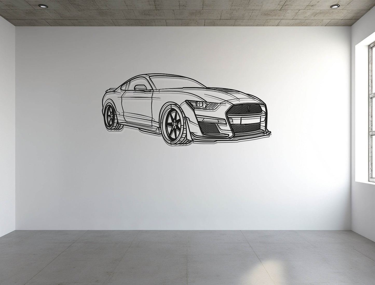 Mustang Shelby GT500 - Metal Wall Art - Metal Art