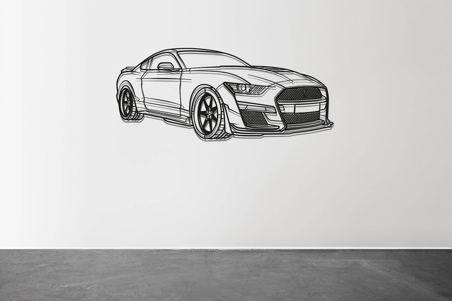 Mustang Shelby GT500 - Metal Wall Art - Metal Art