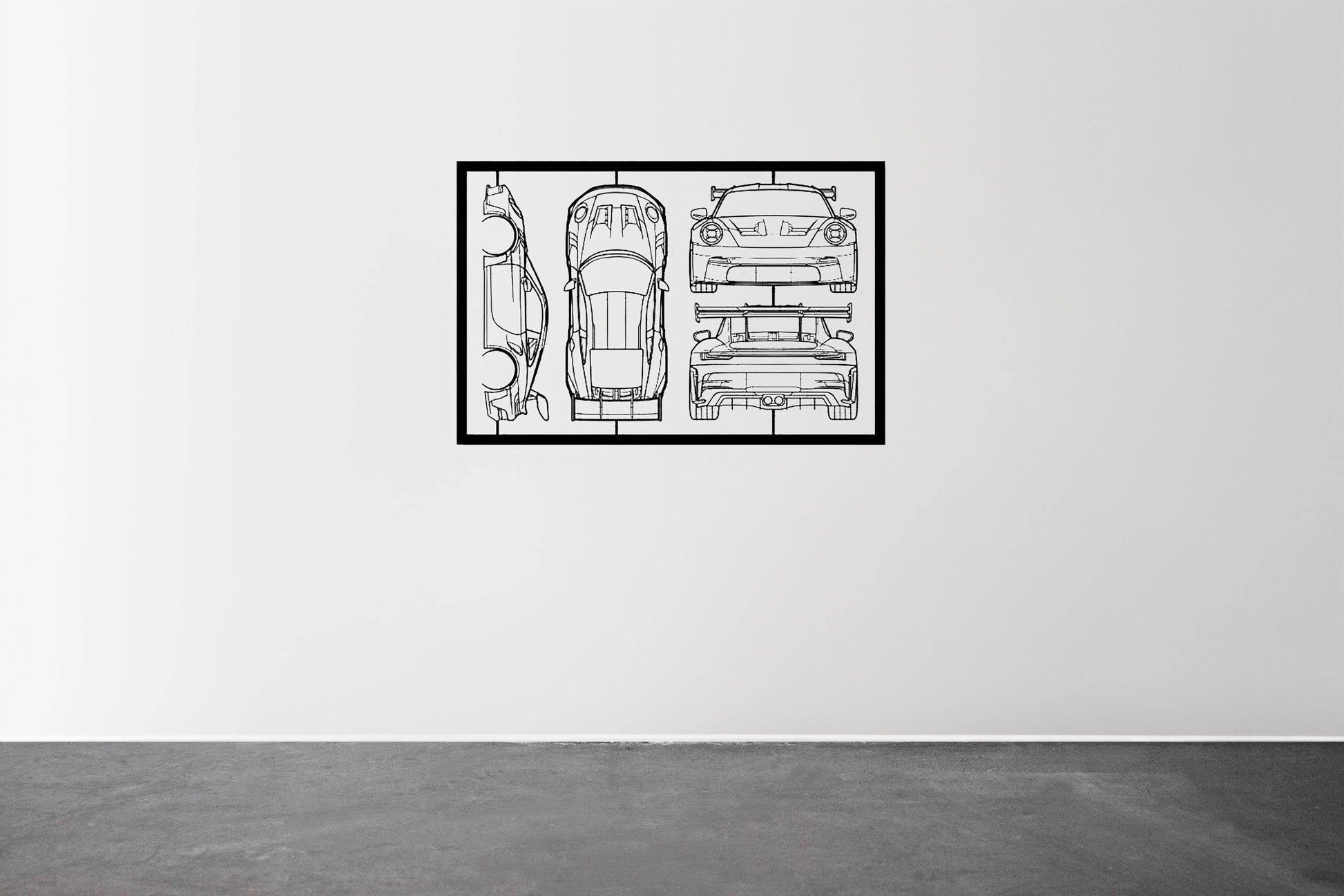 Your Custom Frame Car - Metal Wall Art - Metal Art