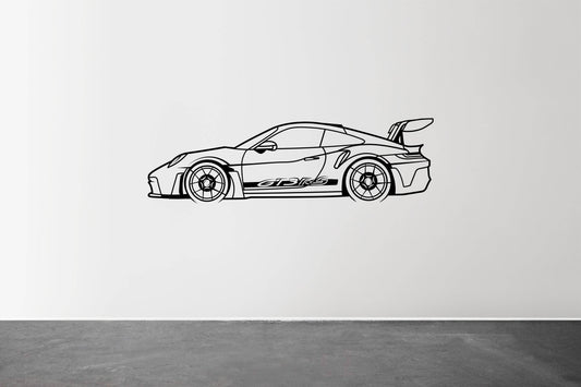 911 GT3 RS - Metal Wall Art - Metal Art