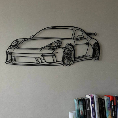 911 GT3 Metal Wall Art - Metal Art