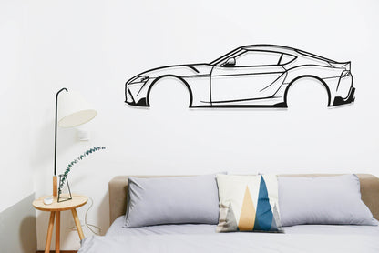 Supra MK5 (A90) - Metal Wall Art - Metal Art