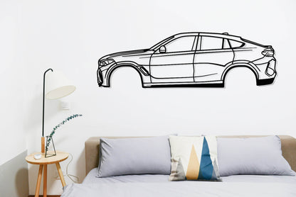 X6 M F96 3rd Gen - Metal Wall Art - Metal Art