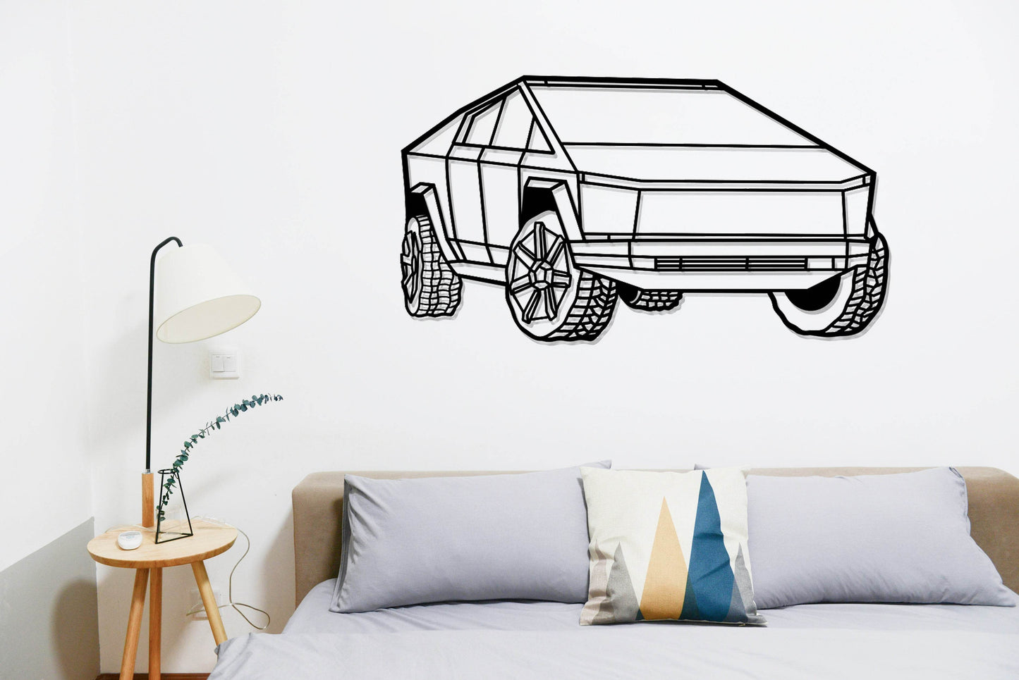 Cybertruck - Metal Wall Art - Metal Art