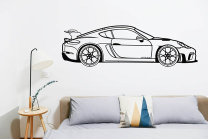 718 Cayman GT4 RS - Metal Wall Art - Metal Art