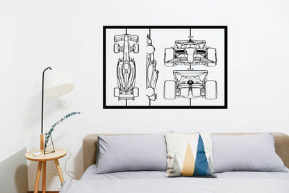 Your Custom Frame Car - Metal Wall Art - Metal Art