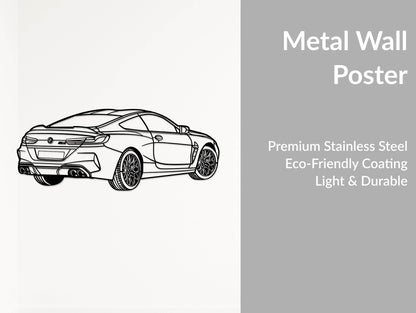 M8 Coupe - Metal Wall Art - Metal Art