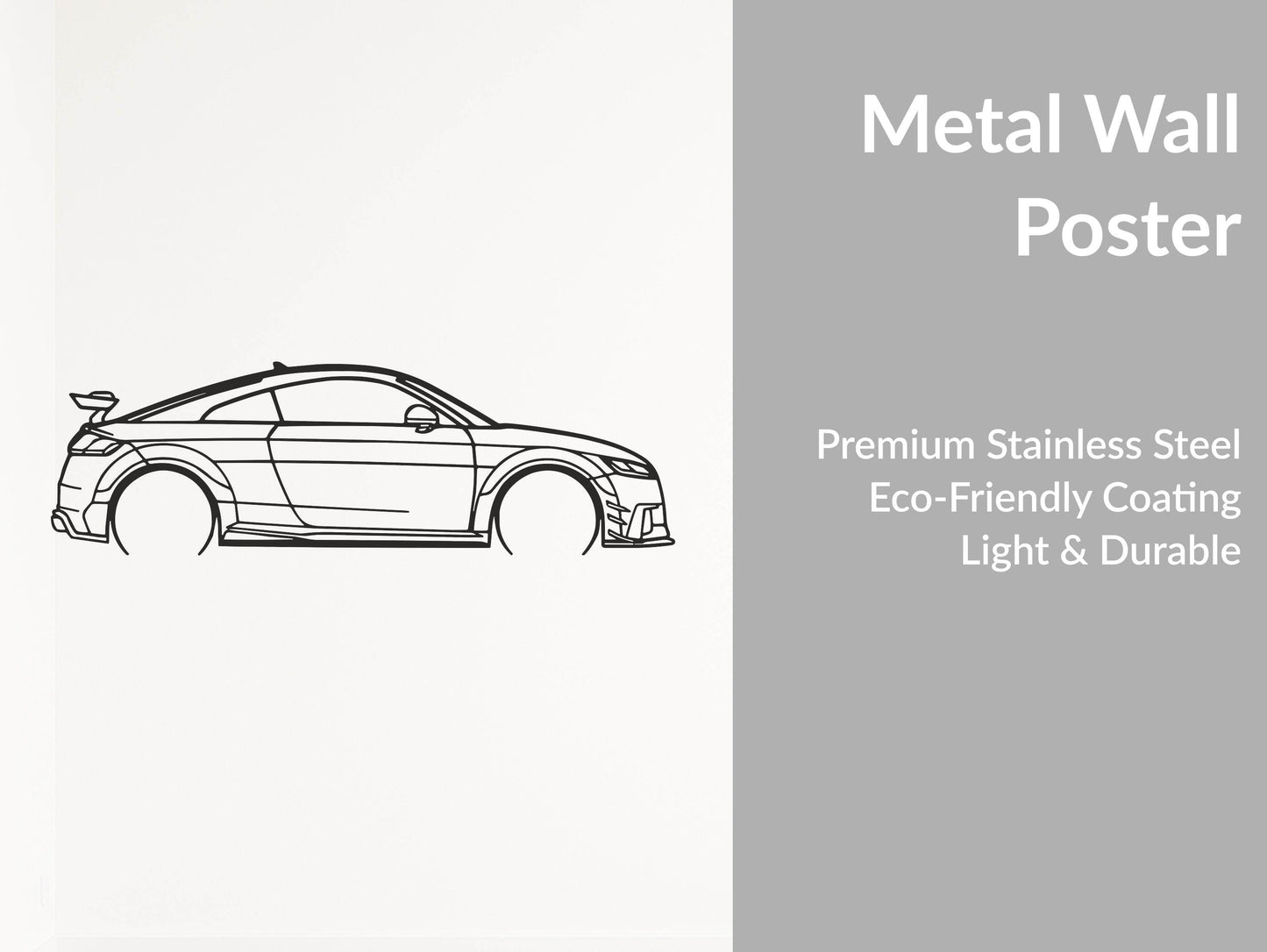 TT RS - Metal Wall Art - Metal Art