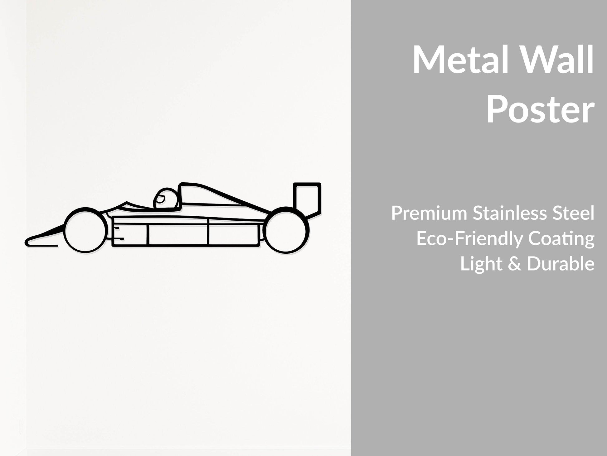 F1 Car - Metal Wall Art - Metal Art