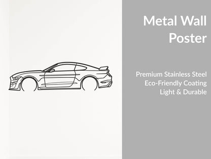 Mustang S550 - Metal Wall Art - Metal Art
