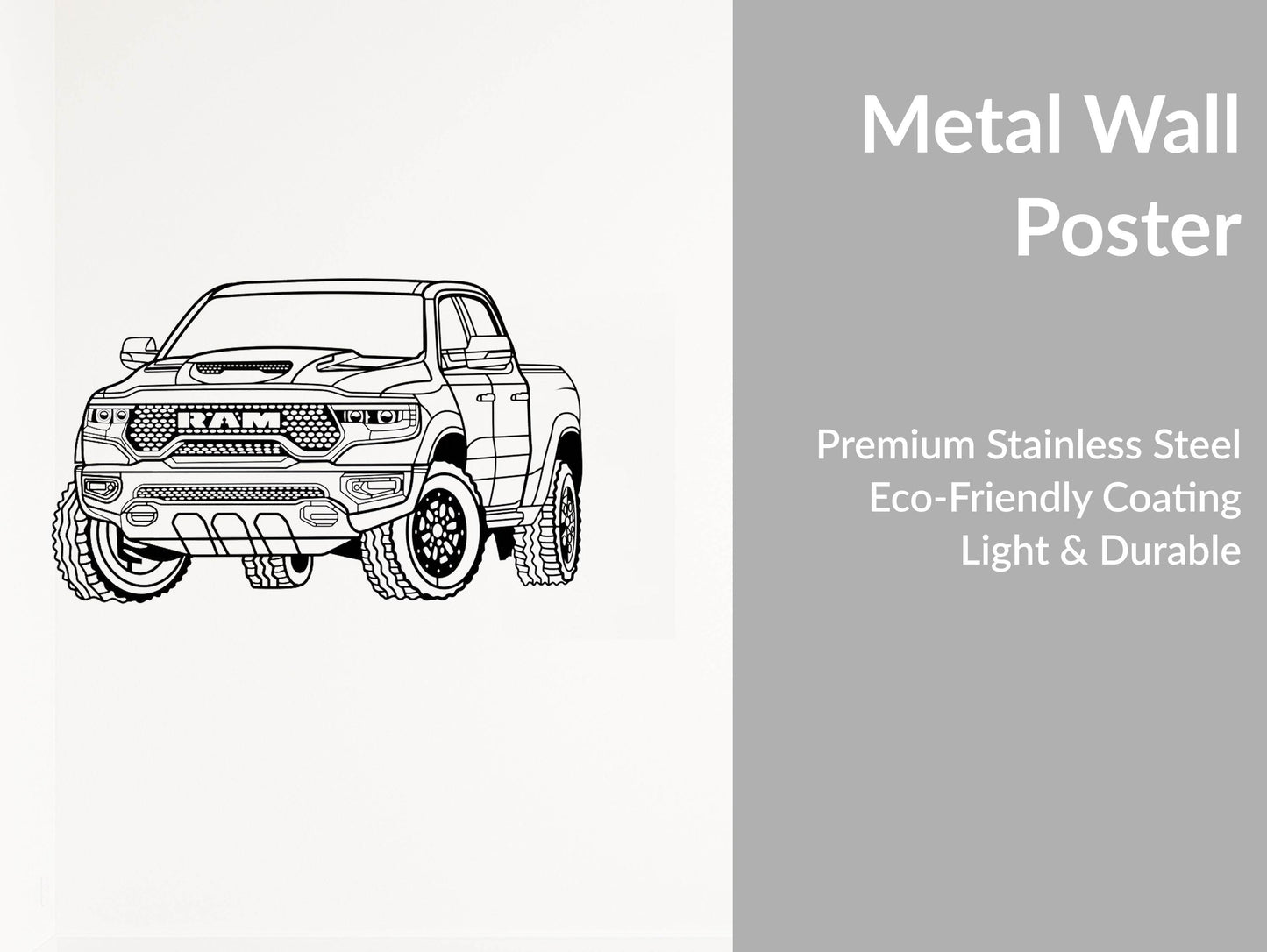 1500 TRX Perspective - Metal Wall Art - Metal Art