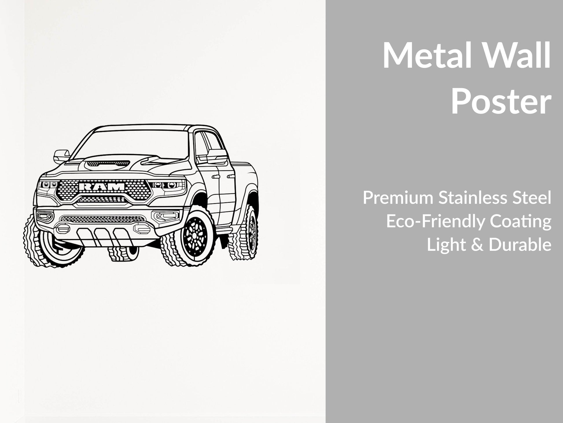 1500 TRX Perspective - Metal Wall Art - Metal Art