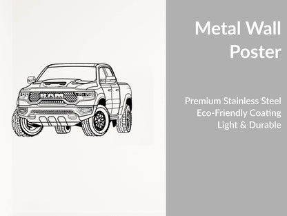 1500 TRX Perspective - Metal Wall Art - Metal Art