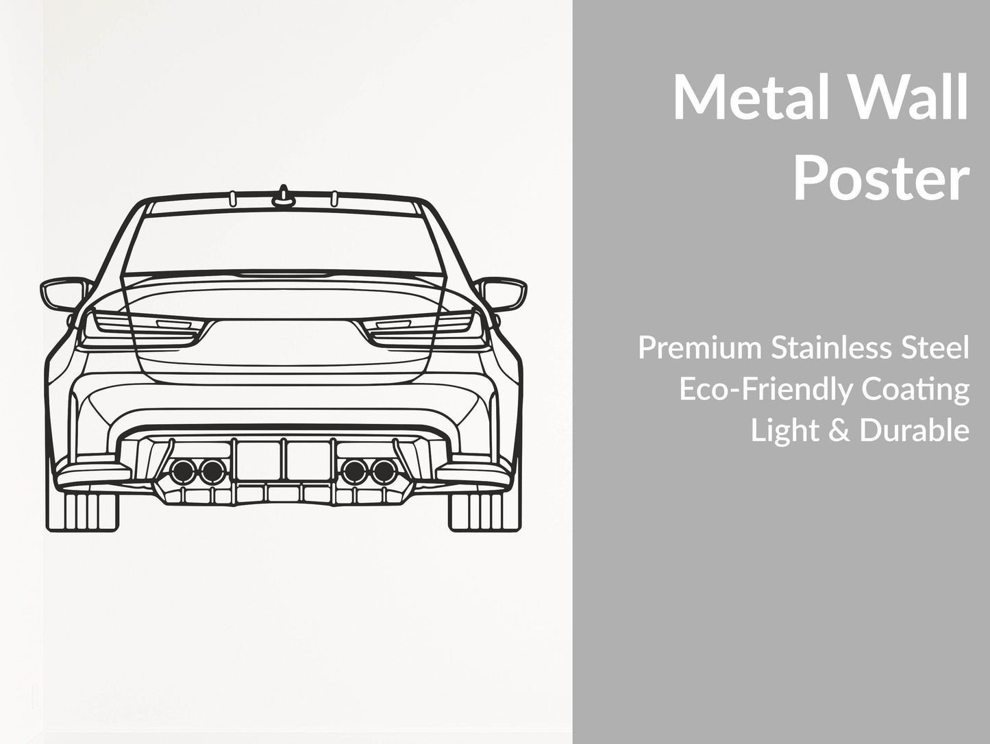 M3 G80 - Metal Wall Art - Metal Art