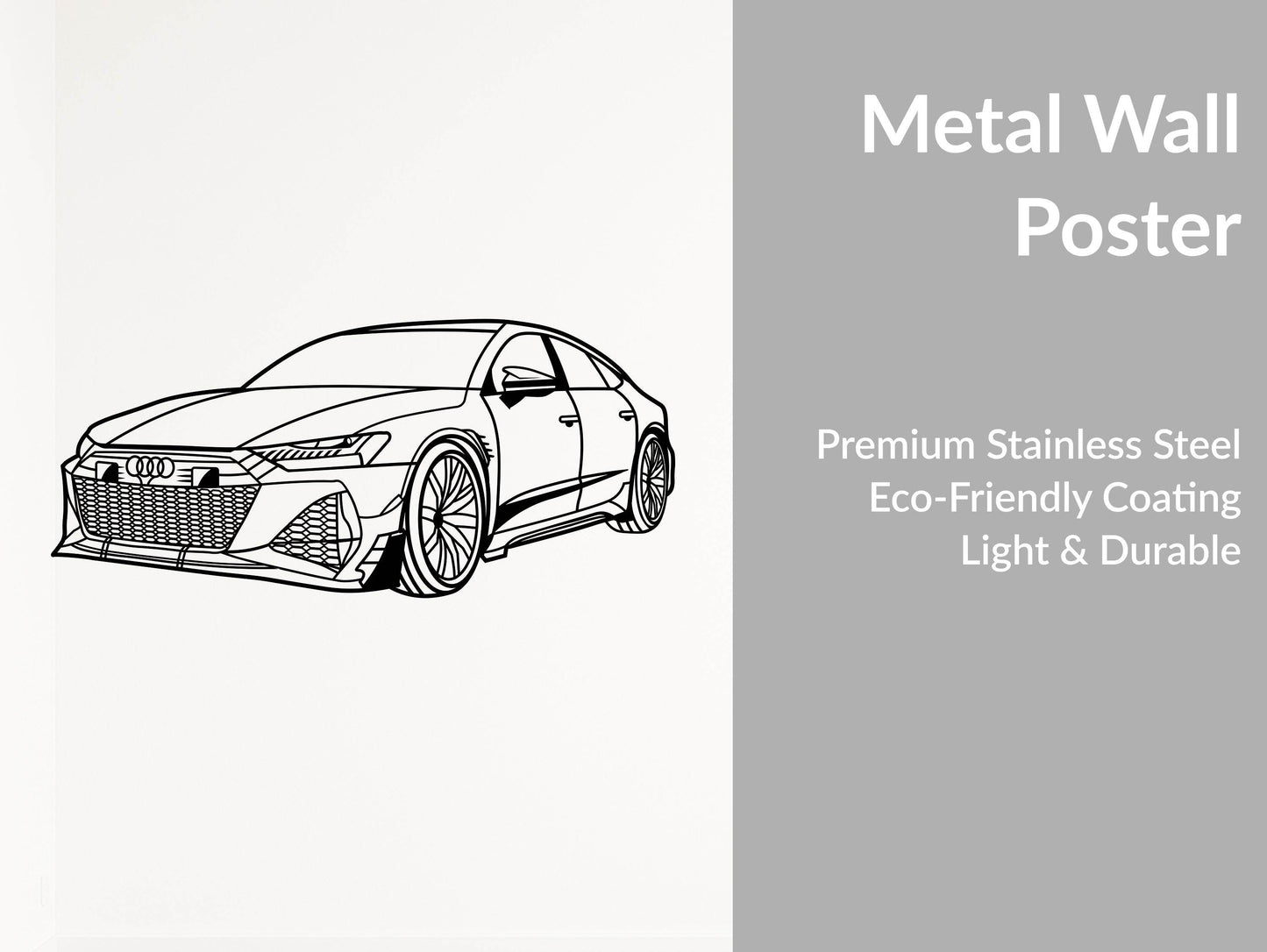 RS7 - Metal Wall Art - Metal Art