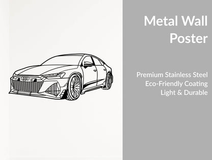 RS7 - Metal Wall Art - Metal Art