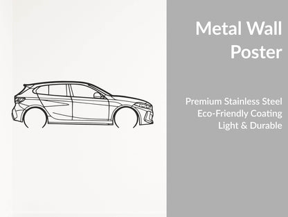 M135i xDrive (F40) - Metal Wall Art - Metal Art