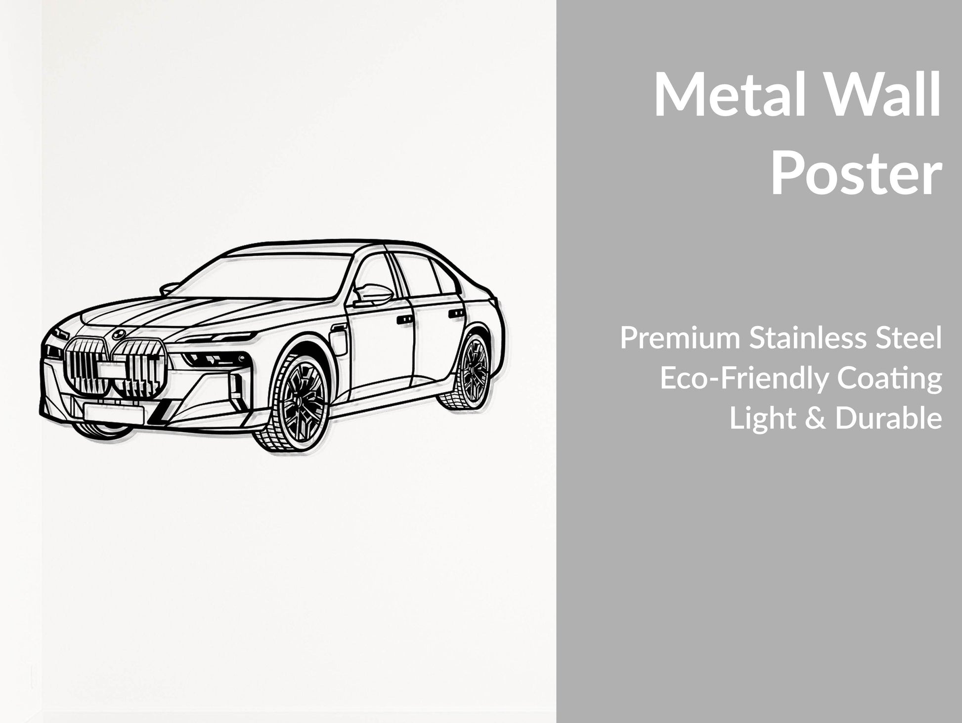 M760 XDrive Limousine - Metal Wall Art - Metal Art