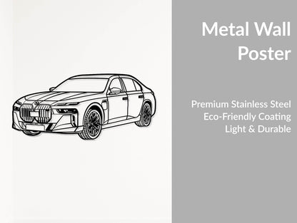 M760 XDrive Limousine - Metal Wall Art - Metal Art
