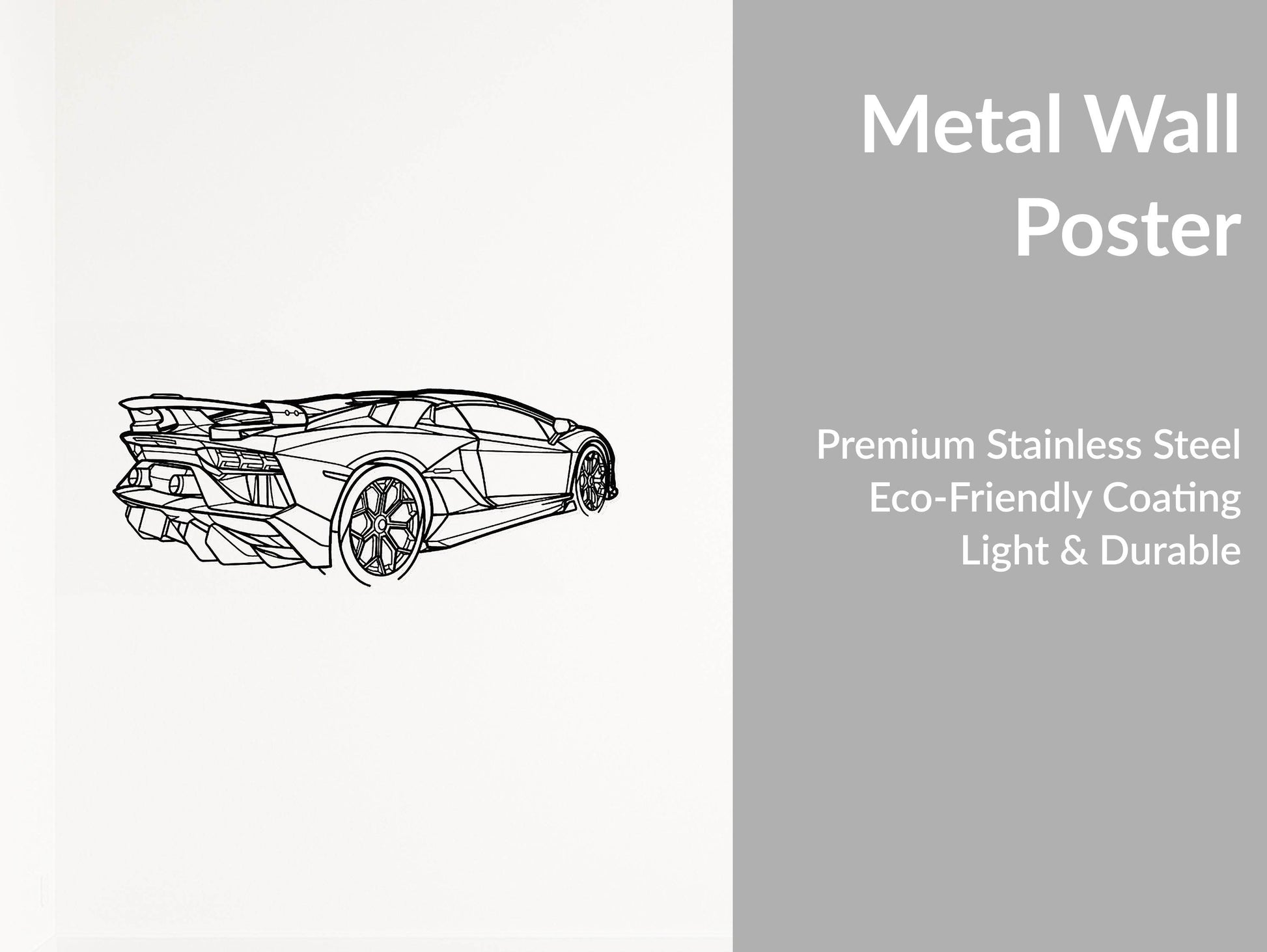 Aventador SVJ Roadster - Metal Wall Art - Metal Art