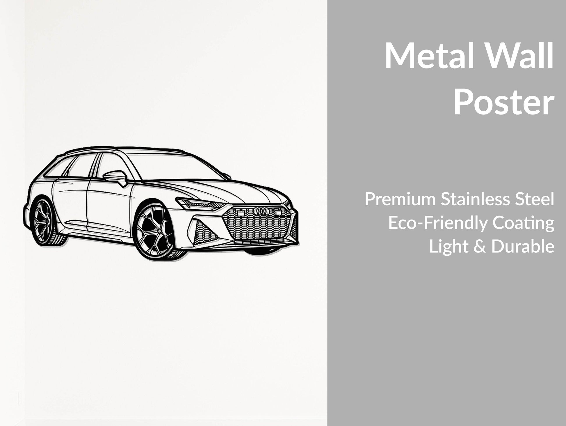RS6 Perspective - Metal Wall Art - Metal Art
