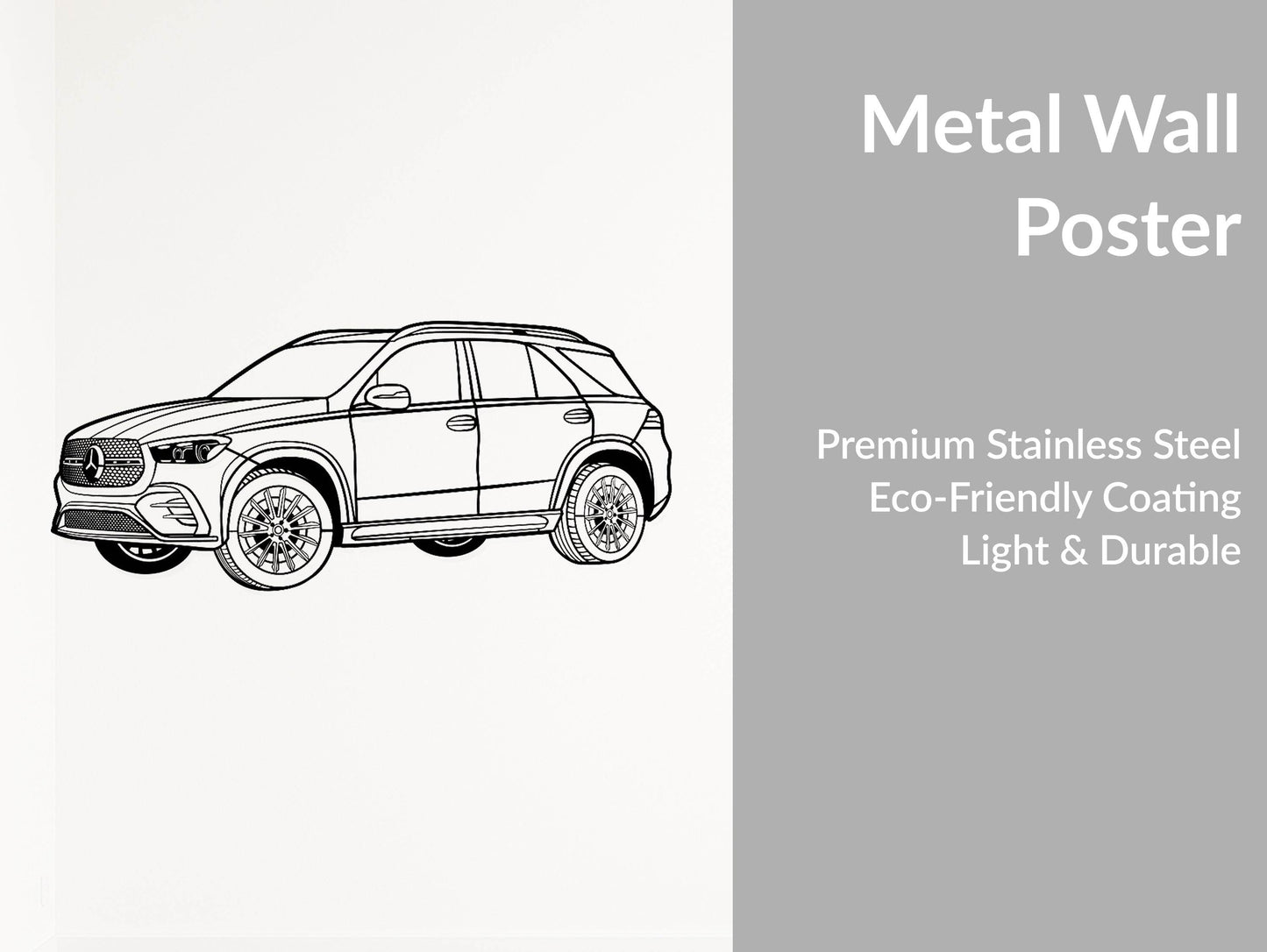 2024 GLE 350 Perspective - Metal Wall Art - Metal Art