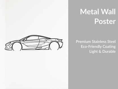 720S - Metal Wall Art - Metal Art