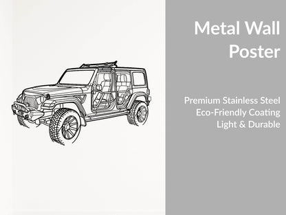 Wrangler 2022 - Metal Wall Art - Metal Art