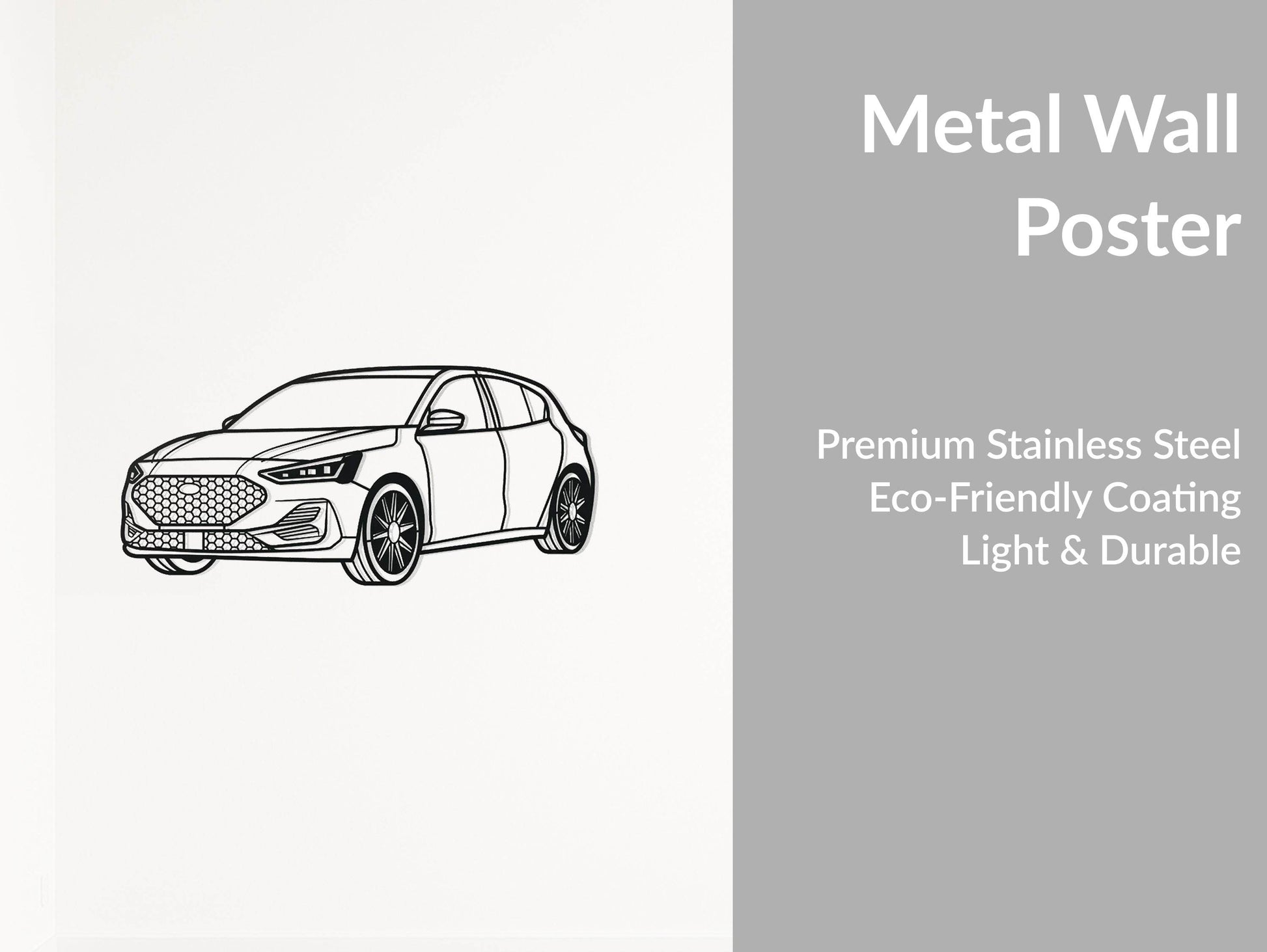 Focus ST Edition Perspective - Metal Wall Art - Metal Art