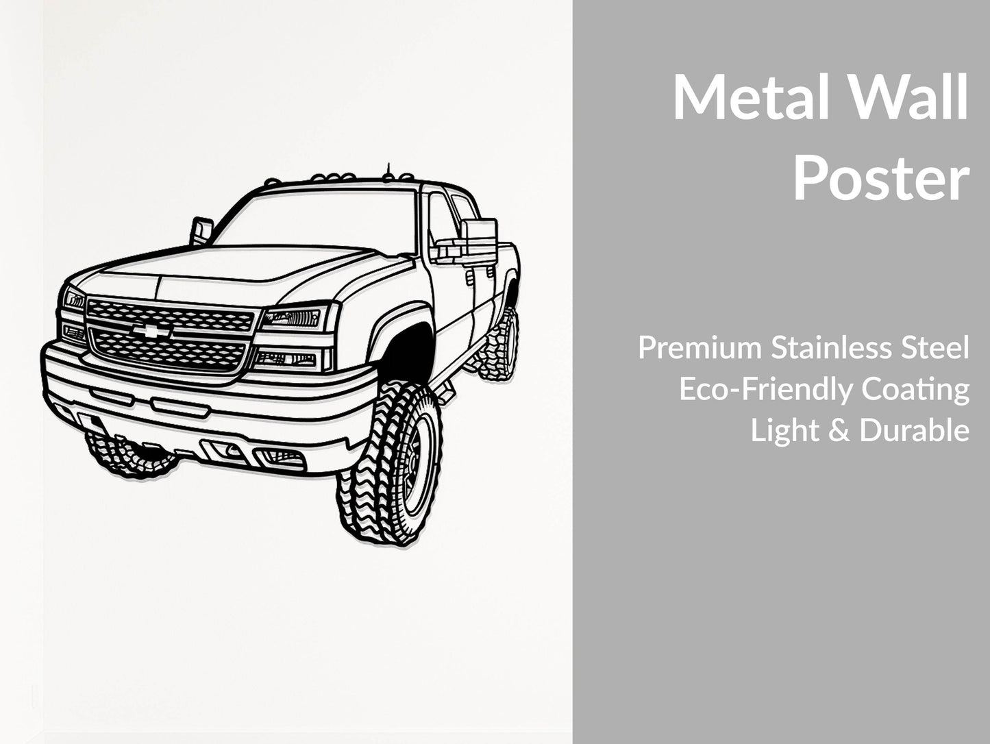 Silverado Perspective - Metal Wall Art - Metal Art
