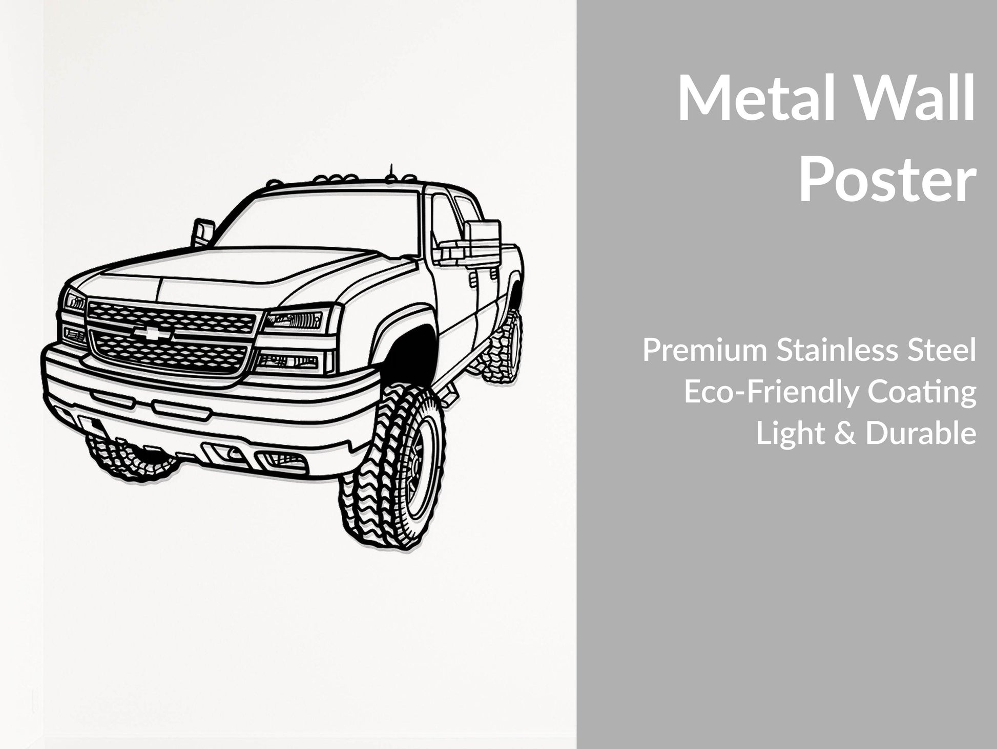 Silverado Perspective - Metal Wall Art - Metal Art