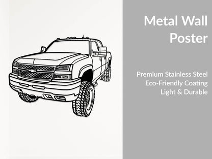 Silverado Perspective - Metal Wall Art - Metal Art