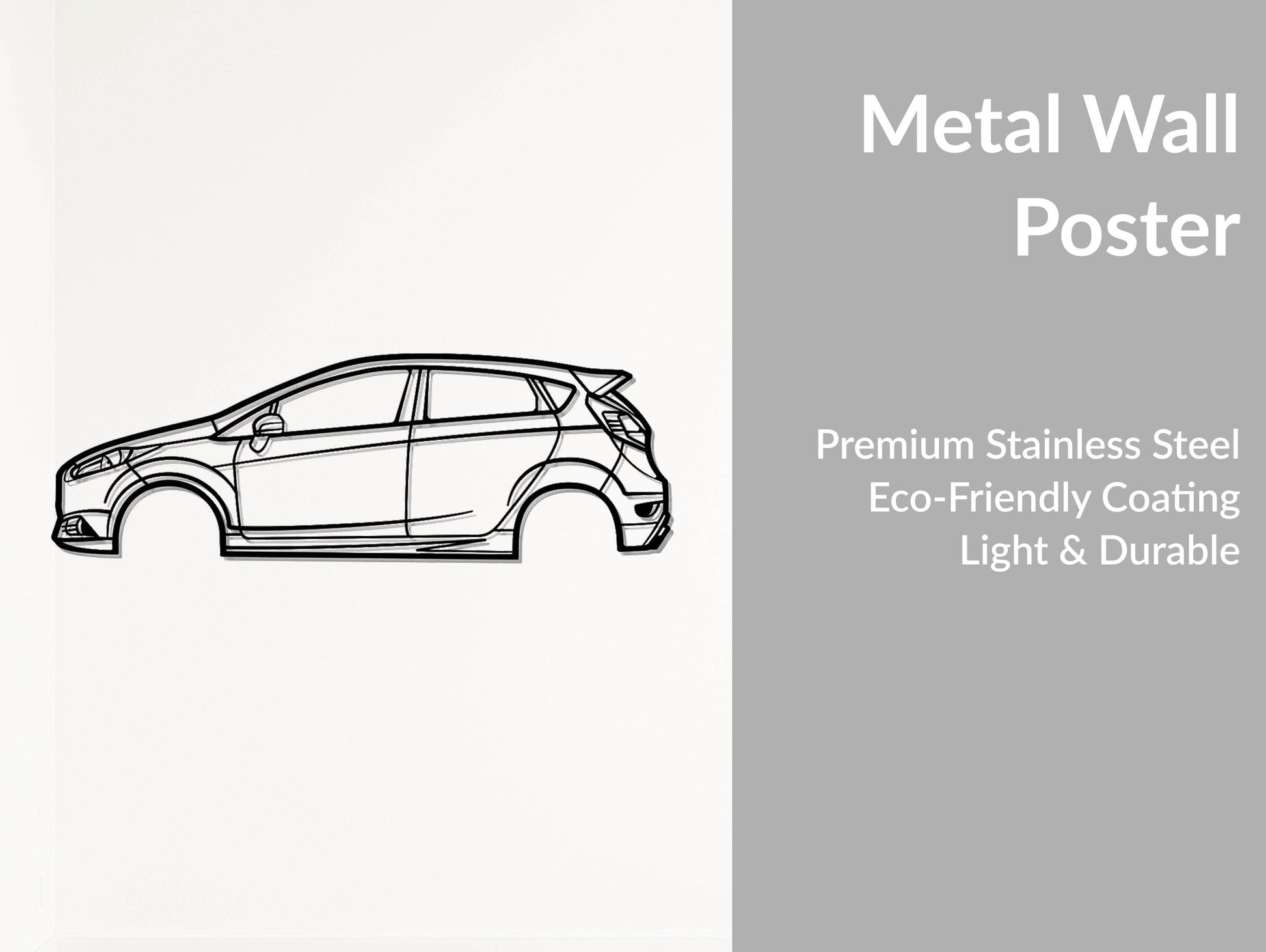 Fiesta ST - Metal Wall Art - Metal Art