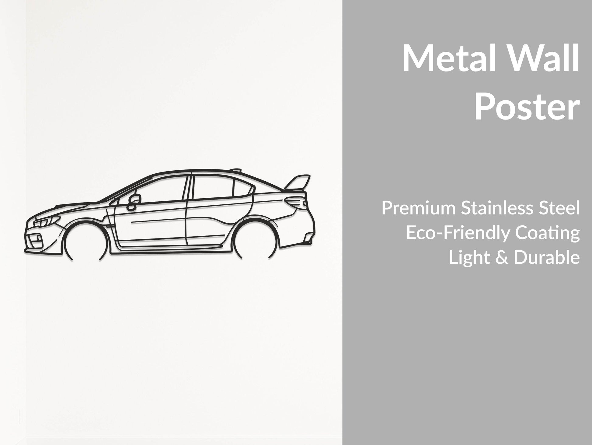 WRX STI - Metal Wall Art - Metal Art