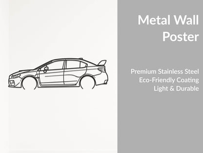 WRX STI - Metal Wall Art - Metal Art