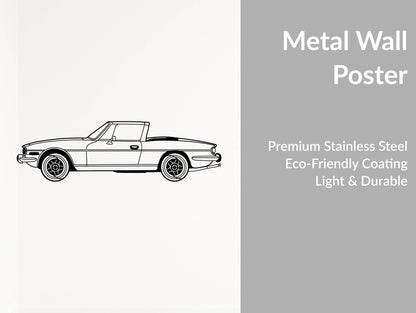 Triumph Stag Side View- Metal Wall Art - Metal Art